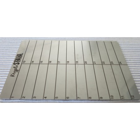 KryptoStahl Steel Plate - V4A Edelstahl Backup Für Crypto Wallet Seeds
